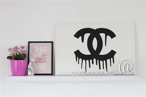 chanel face paint dripping person|Chanel Wall Art .